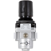 R&eacute;gulateur de d&eacute;bit dair interm&eacute;diaire, 1/4", PSI max. de 220 - JET 408821