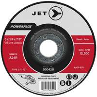 POWERPLUS&reg; Grinding Wheel, 6" x 1/4", 7/8" Arbor, Type 27 - JET 500432