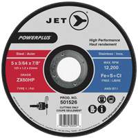 POWERPLUS Cut-Off Wheel, 4-1/2" x 3/32", 7/8" Arbor, Type 1, 13300 RPM - JET 501523