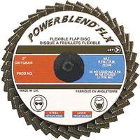 Disque &agrave; lamelles &agrave; rouler Powerblend FLX, 3" x Grain 120, Alumine de zirconium - JET 502067