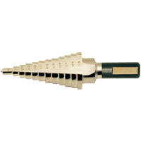Foret &eacute;tag&eacute; de super premi&egrave;re qualit&eacute;, 1/8" - 1/2", Incr&eacute;ments de 1/32", Acier rapide - JET 579202