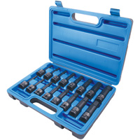 PHB-1216C Drive Hex Bit Set, 16 Pcs, Impact, 1/2" Drive Size - JET 610340