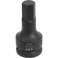 Impact Bit Socket, Hex, 3/4" x 3/4" Drive - JET 687324