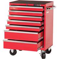 PRC2707 Armoire roulante de s&eacute;rie Pro, 7 tiroirs, 27" la x 16" p x Rouge - JET 842503