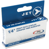 Agrafes de s&eacute;rie lourde, Longueur 1/4" - JET 849491