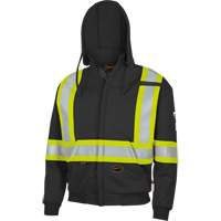 337SF Capuche &agrave; fermeture &eacute;clair ignifug&eacute;e, Hommes, Petit, Noir, 22 cal/cm² - Pioneer V2570470-S