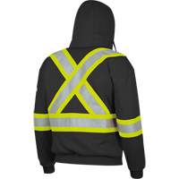 337SF Capuche &agrave; fermeture &eacute;clair ignifug&eacute;e, Hommes, Petit, Noir, 22 cal/cm² - Pioneer V2570470-S