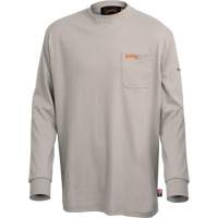 333 Chemise en coton &agrave; manches longues ignifuge, 2T-Grand, Gris - Pioneer V2580310-2XL