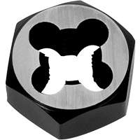Hexagon Rethreading Bolt Die, 1" Dia., M6x1 Thread, Chromium Steel - Union Butterfield 8789389