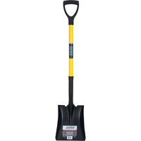 Pelle carr&eacute;e, Fibre de verre, Lame Acier durci, Manche en Prise en D, Longueur 32-1/2" - Outils Aurora 