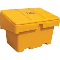 Contenants pour sel & sable SOS, Avec Moraillon, 48" x 33" x 34", 18,5 pi³, Jaune - Techstar Plastics Inc SOS18Y