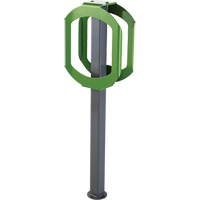 Bike Stop Bike Racks, Steel, 2 Bike Capacity - Frost 2070-GREEN