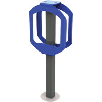 Supports pour bicyclettes Bike Stop, Acier, 2 bicyclettes - Frost 2070-BLUE