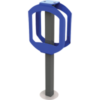 Bike Stop Bike Racks, Steel, 2 Bike Capacity - Frost 2070-BLACK