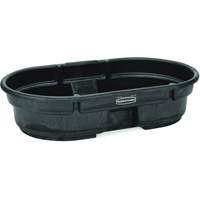 R&eacute;servoir de stockage, 40" p x 51,6" la x 12" h, Capacit&eacute; 400 lb, Noir - Rubbermaid FG424300BLA