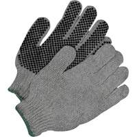 Gants &agrave; prise classique, Poly/coton, Un c&ocirc;t&eacute;, Grand - Bob Dale Gloves 10-1-367FD-L