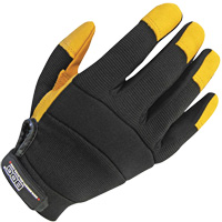 X-Site Mechanic's Gloves, Grain Goatskin Palm, Size Large - Bob Dale Gloves 20-1-1214-L