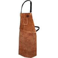 Tablier de soudage en cuir, Salopette, 36" lo, Brun - Bob Dale Gloves 60-1-536