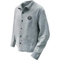 Veste de soudeur, Cuir, T-Grand, Gris - Bob Dale Gloves 64-1-50P-XL