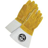 Welder Gloves with 5" Cuff, Split Cowhide, Size One Size - Bob Dale Gloves 64-1-888