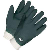 Deny Coated Gloves with Knit Wrists, One Size, PVC Coating, Cotton Shell - Bob Dale Gloves 99-1-904
