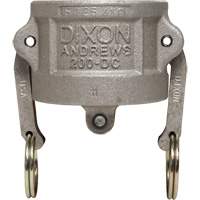Couvercle anti-poussi&egrave;re &agrave; came et cannelure Dixon - Dixon Group 150-DC-AL