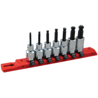 SAE Ball-Nose Socket Set, 7 Pcs - Gray Tools 25707