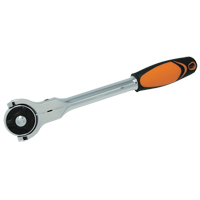 Quick-Release Swivel Ratchet Wrench, 3/8" Drive, Cushion Grip Handle - Dynamic Tools D005306