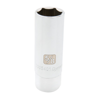 Douille pour bougie, Prise 3/8", Douille 13/16", lo 2-1/2" - Dynamic Tools D005401