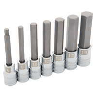 Long Metric Socket Set, 7 Pcs - Dynamic Tools D018015