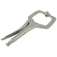 Locking Clamp Pliers with Swivel Pads, 6" Length, C-Clamp - Dynamic Tools D055308