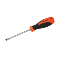 Slotted Screwdriver, 3/16" Tip, Round, 8" L, Cushion Grip Handle - Dynamic Tools D062003