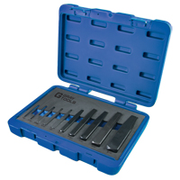 Jeu d'extracteurs &agrave; vis, Carbure/Acier au chrome/Acier rapide au cobalt/Acier rapide, 10 Morceaux - Gray Tools SE100C