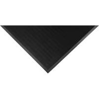 Gritstop Fingermat Matting, Rubber, Scraper Type, Textured Pattern, 2-2/3" x 3-3/4", Black - Edgewood Matting GFM223239