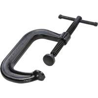Regular-Duty Deep Throat C-Clamp, 4" (102 mm) Capacity, 3-1/4" (83 mm) Throat Depth - Bessey CDF404