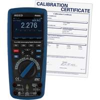 True RMS Industrial Multimeter with Calibration Certificate, AC/DC Voltage, AC/DC Current - Reed Instruments R5005-NIST