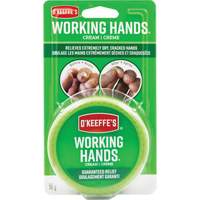 Working Hands&reg; Hand Cream, Jar, 3.4 oz. - O'Keeffe's K1350001