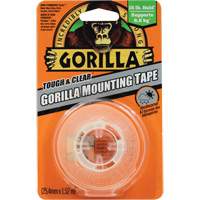 Tough & Clear Mounting Tape, 25.4 mm (1") x 1.52 m (5'), Clear - Gorilla 6065101