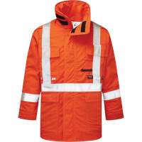 UltraSoft&reg; 9 oz. High-Visibility Insulated Parka, Orange, 4X-Large - IFR Workwear USO515-4XL