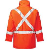 UltraSoft&reg; 9 oz. High-Visibility Insulated Parka, Orange, 4X-Large - IFR Workwear USO515-4XL