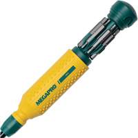 Original Hex 15-in-1 Multi-Bit Screwdriver, 8-37/50" L, Textured Handle - Megapro 151HX