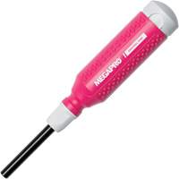 Original Pink 15-in-1 Multi-Bit Screwdriver, 8-37/50" L, Textured Handle - Megapro 151PINK