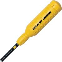 Original SHAFTLOK 15-in-1 Multi-Bit Screwdriver, 8-37/50" L, Textured Handle - Megapro 151SL44