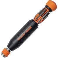 Original MEGALOK 15-in-1 Multi-Bit Screwdriver, 6-3/10" L, Textured Handle - Megapro 151ML