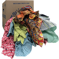 Chiffons d'essuyage, M&eacute;lange de couleurs, 10 lb - Rotex RC002-C10