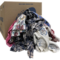 S&eacute;lection de chiffons d'essuyage, Flanelle, M&eacute;lange de couleurs, 20 lb - Rotex RC710-C20