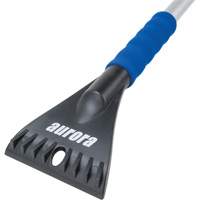 Brosse &agrave; neige t&eacute;lescopique, T&eacute;lescopique, lame Polypropyl&egrave;ne, 32-1/2" Longueur, Bleu - Outils Aurora 