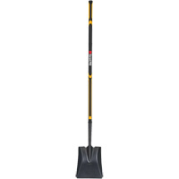 Pelle carr&eacute;e Pro, Fibre de verre, Lame Acier durci, Manche en Droit, Longueur 48" - Garant GPHS2L