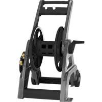 Foldable Hose Reel Cart, 175', Aluminum/Poly-Plastic - Garant 8466500
