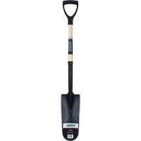 Pelle &agrave; drain robuste, Acier au carbone, Lame 16" x 6", 29" lo, Manche Prise en D - Outils Aurora 